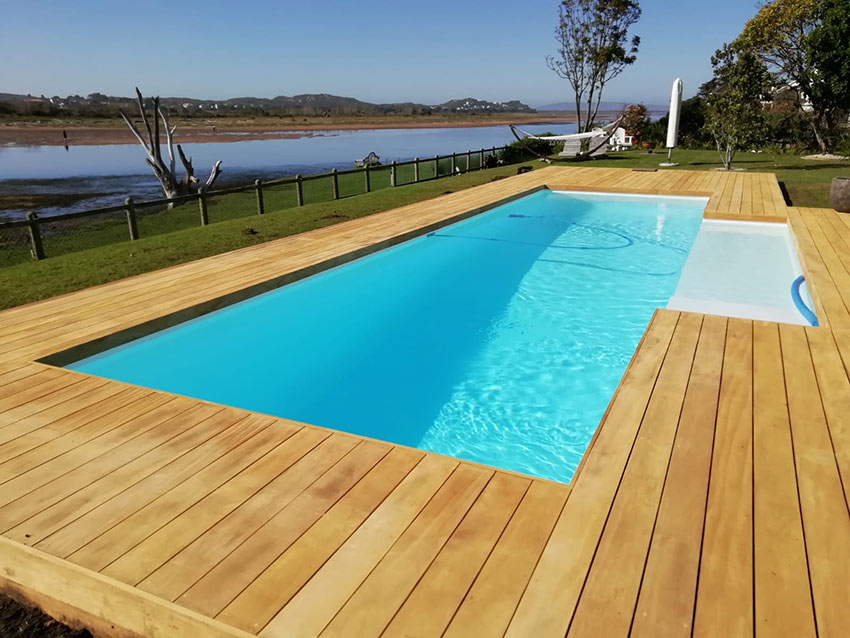 Pool with Garappa decking