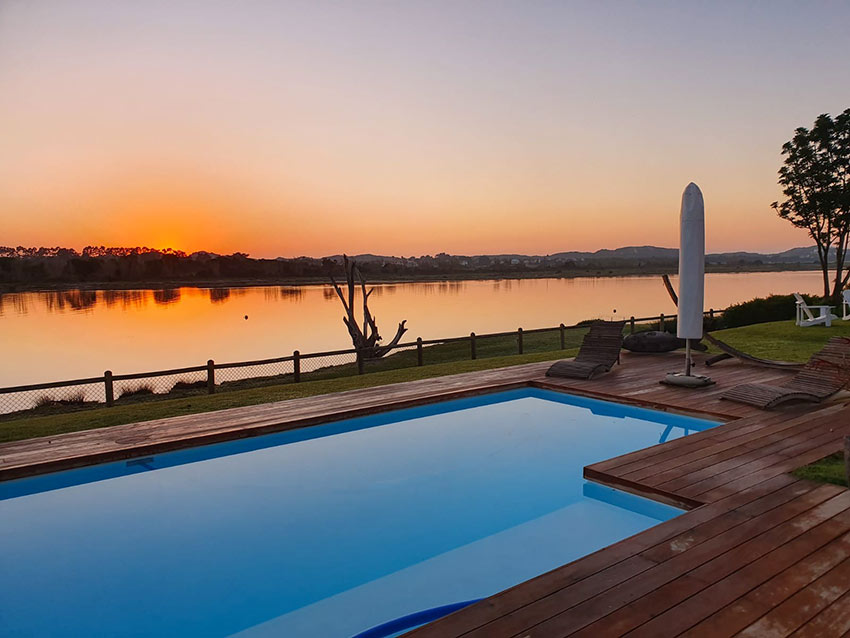 Pool with a view