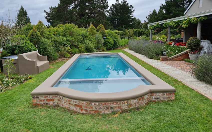 Raised Swimming Pool Build